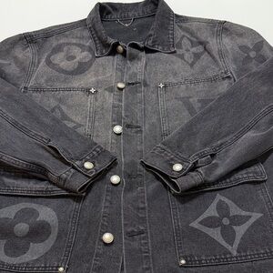 Louis Vuitton Charcoal Monogram Denim Jacket